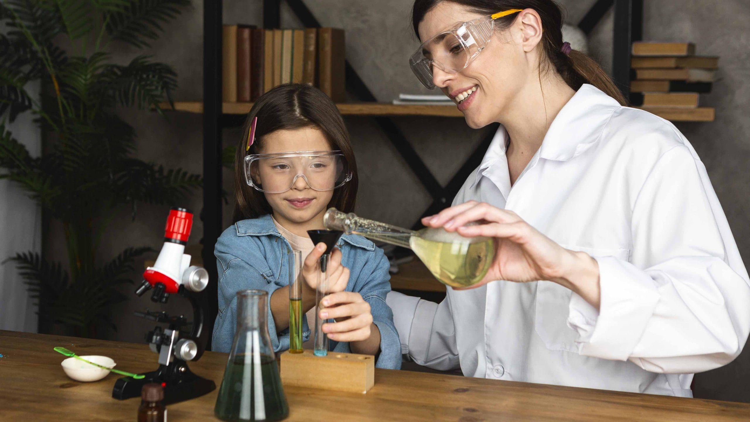 girl-teacher-doing-science-experiments