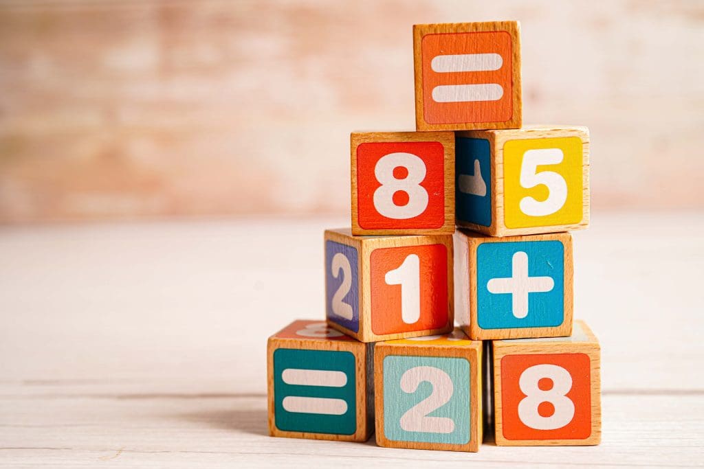 vecteezy number wood block cubes for learning mathematic education 7209432 413